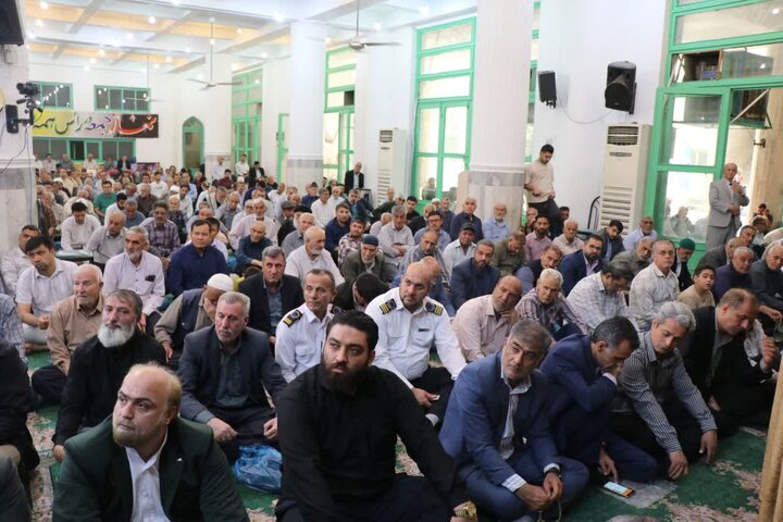 گزارش تصویری/ برگزاری نماز عبادی سیاسی جمعه در قرچک