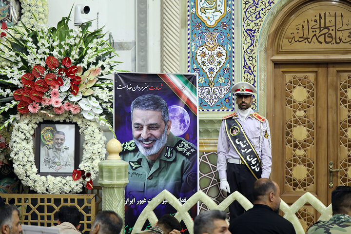 تصاویر | بزرگداشت چهلمین روز شهادت امیر موسوی در حرم بانوی کرامت ـ ۱