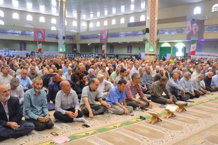 گزارش تصویری/ نماز باشکوه عبادی‌ـ‌سیاسی جمعه در اسلامشهر