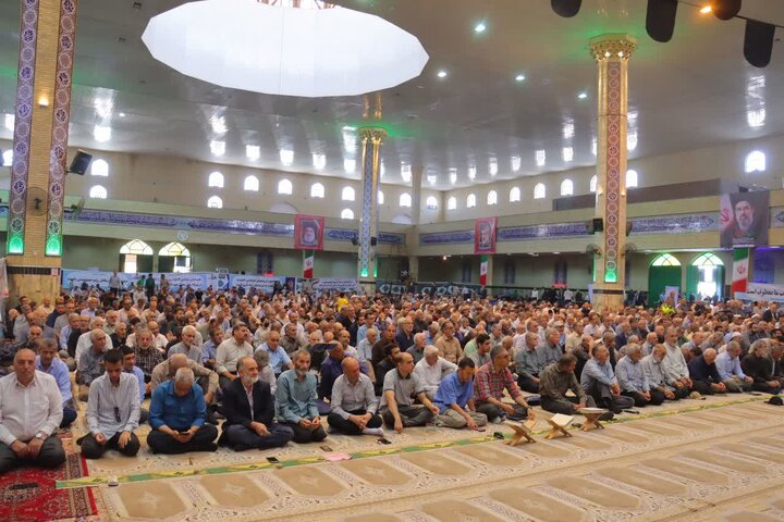 گزارش تصویری/ نماز باشکوه عبادی‌ـ‌سیاسی جمعه در اسلامشهر