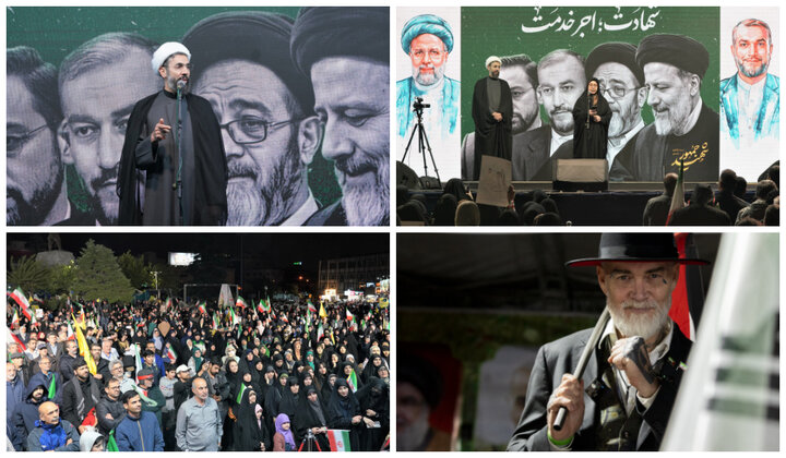 مراسم سالگرد شهادت شهید امیرعبداللهیان با حضور و سخنرانی تفنگدار سابق آمریکایی برگزار شد! + ویدیو