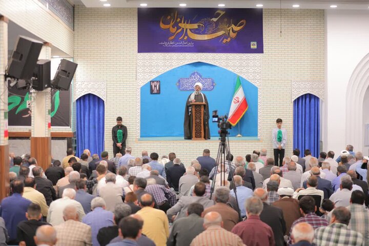 گزارش تصویری/ اقامه نماز جمعه در ساوجبلاغ