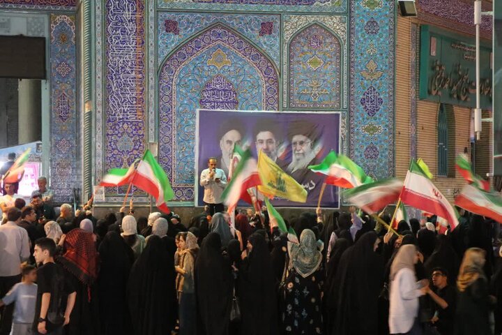 گزارش تصویری/ شوروحال قرچکی‌ها در هشتادوسومین شب خروش مردمی