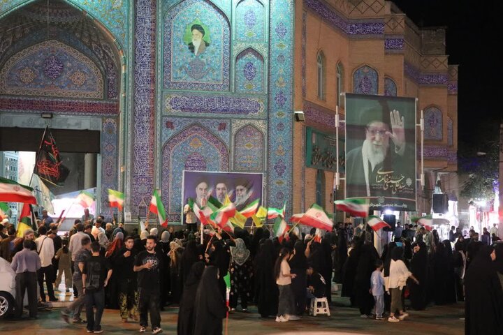 گزارش تصویری/ شوروحال قرچکی‌ها در هشتادوسومین شب خروش مردمی