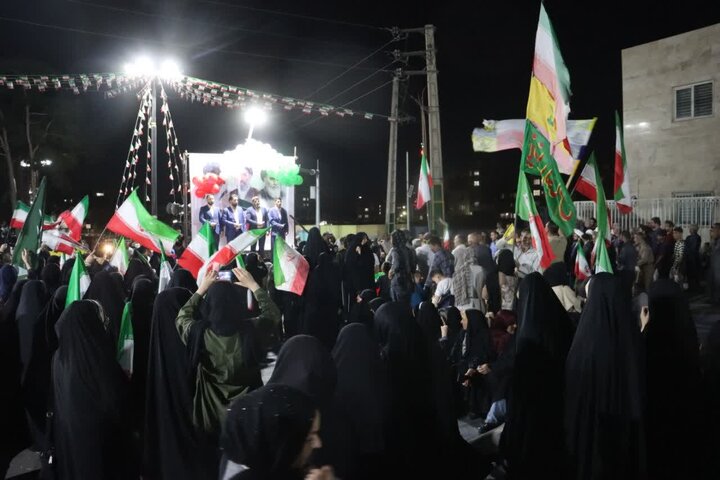 گزارش تصویری/ میدان‌داری مردم باقرشهر و کهریزک در هشتادوسومین شب