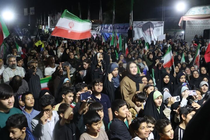 گزارش تصویری/ میدان‌داری مردم باقرشهر و کهریزک در هشتادوسومین شب