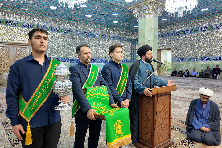 Photos: Ahvaz War Martyrs' Families Visit Holy Shrine of Hazrat Masoumeh