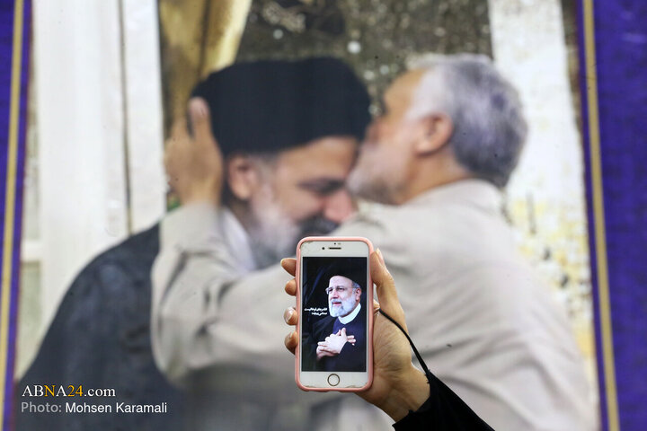 Photos: Second Anniversary of Ayatollah Raisi's Martyrdom Commemorated at Hazrat Masoumeh Shrine