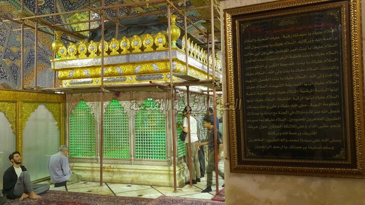 تصاویر | حال و هوای معنوی حرم حضرت رقیه(س) در اولین جمعه ماه ذی‌الحجه