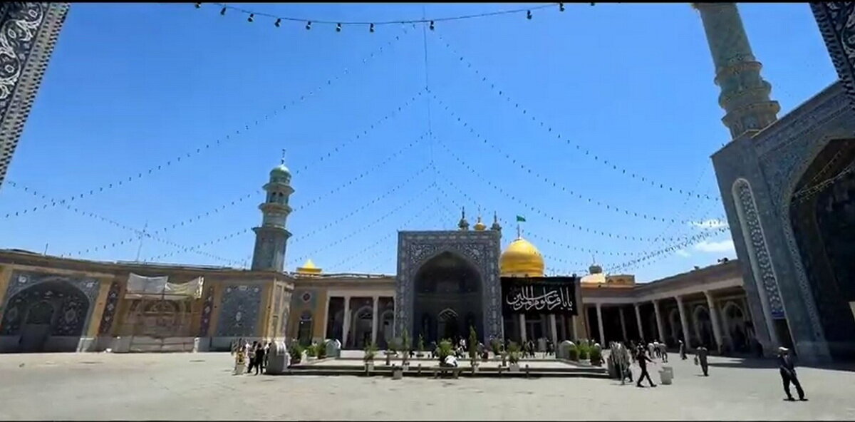 ویدئوکلیپ / حال و هوای دل‌انگیز حرم مطهر بانوی کرامت