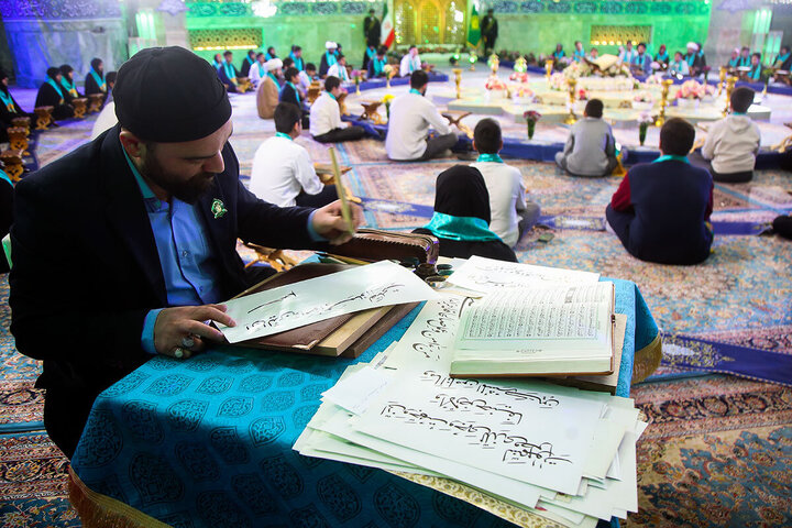 Photos: Ritual of Quran Recitation at Hazrat Masoumeh Holy Shrine