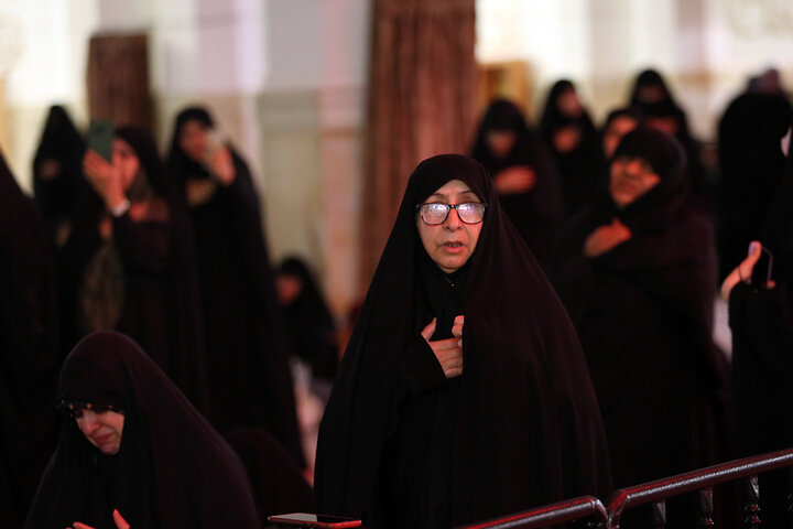 Photos: Imam Baqir mourning ceremony held at Hazrat Masoumeh holy shrine