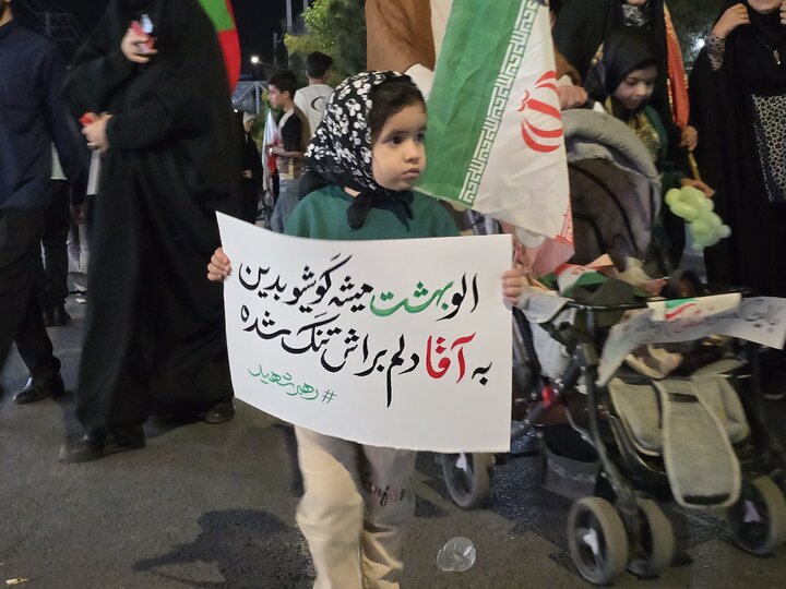 پلاکاردها سخن می گویند + تصاویر