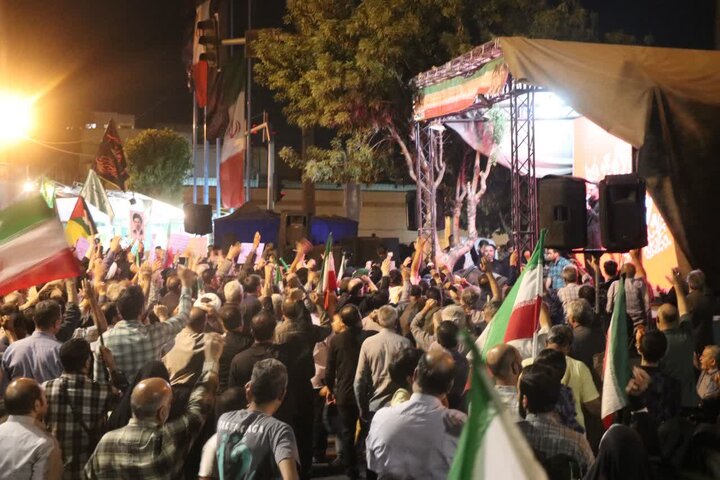 گزارش تصویری/ حضور پرشور قرچکی‌ها در شب ۸۵ تجمعات مردمی