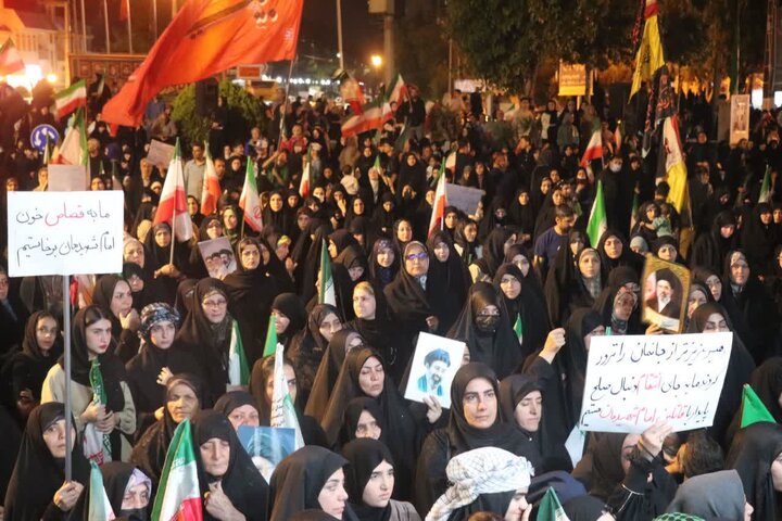 گزارش تصویری/ حضور پرشور قرچکی‌ها در شب ۸۵ تجمعات مردمی