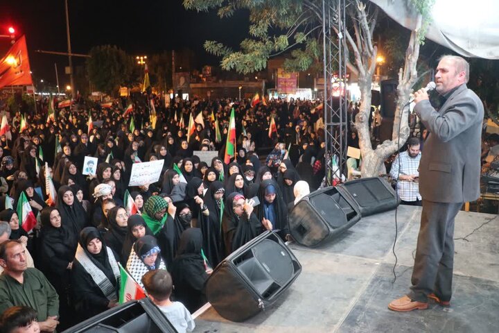 گزارش تصویری/ حضور پرشور قرچکی‌ها در شب ۸۵ تجمعات مردمی