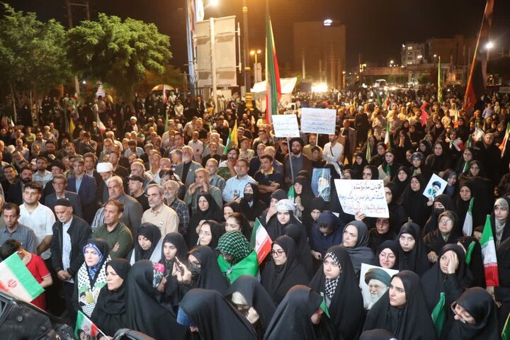 گزارش تصویری/ حضور پرشور قرچکی‌ها در شب ۸۵ تجمعات مردمی