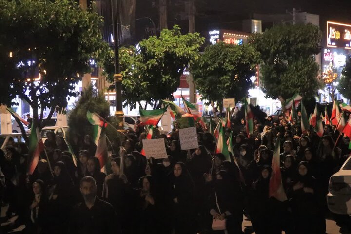 گزارش تصویری/ حضور پرشور قرچکی‌ها در شب ۸۵ تجمعات مردمی