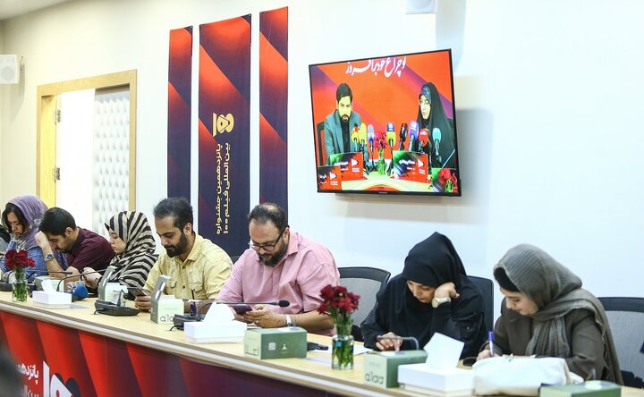 گزارش تصویری/ نشست خبری پانزدهمین جشنواره بین المللی فیلم ۱۰۰