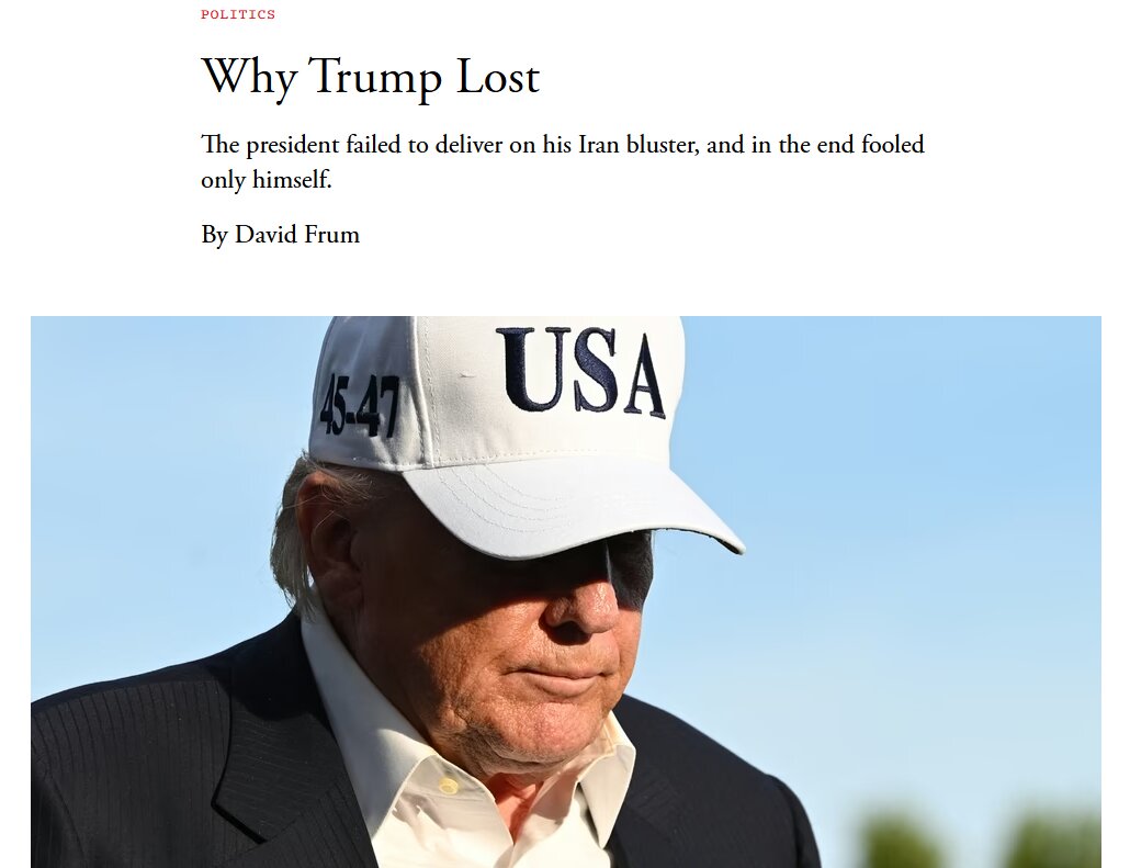 The Atlantic Mocks Trump: A Loser Who Only Fooled Himself