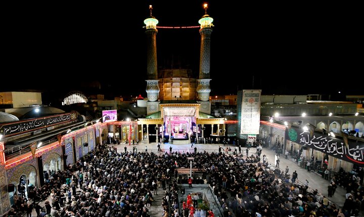گزارش تصویری/  سومین شب آیین مسلمیه در حرم مطهر حضرت عبدالعظیم(ع)