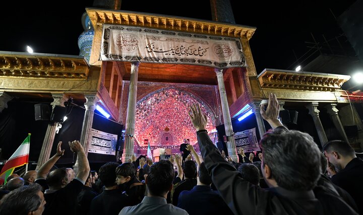 گزارش تصویری/  سومین شب آیین مسلمیه در حرم مطهر حضرت عبدالعظیم(ع)