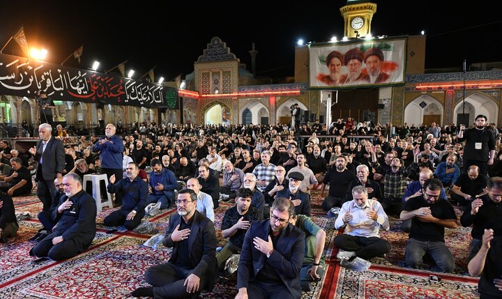 گزارش تصویری/  سومین شب آیین مسلمیه در حرم مطهر حضرت عبدالعظیم(ع)