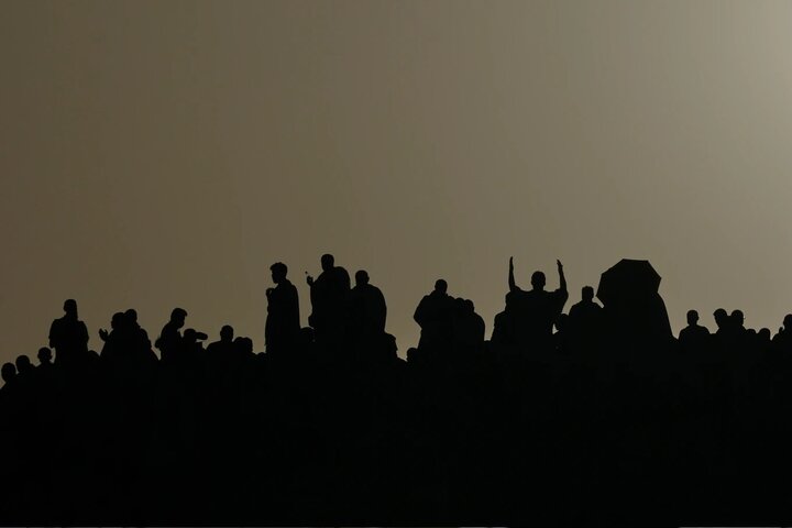 تصاویری از حال و هوای معنوی حاجیان در مناسک حج