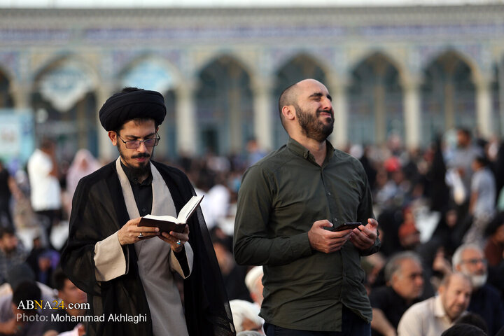 نجوای بندگی در ضیافت عرفه - مسجد مقدس جمکران