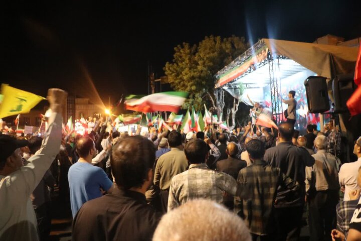 گزارش تصویری/ اجتماع خونخواهی رهبر شهید در قرچک