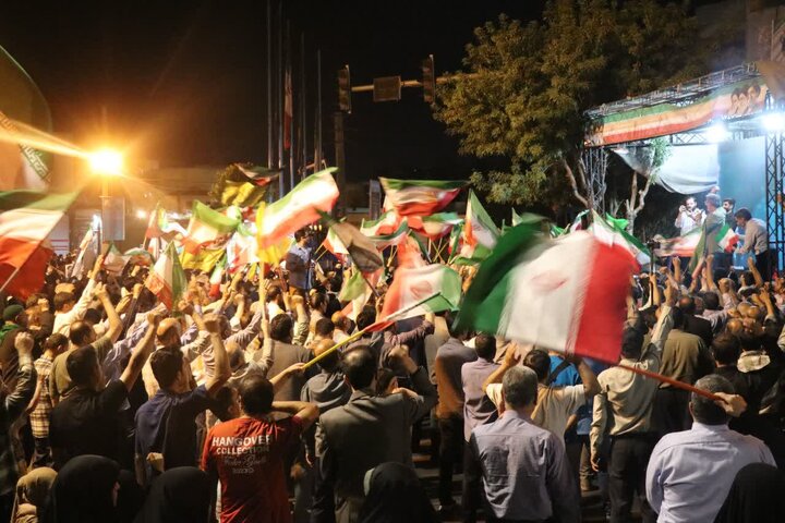 گزارش تصویری/ اجتماع خونخواهی رهبر شهید در قرچک
