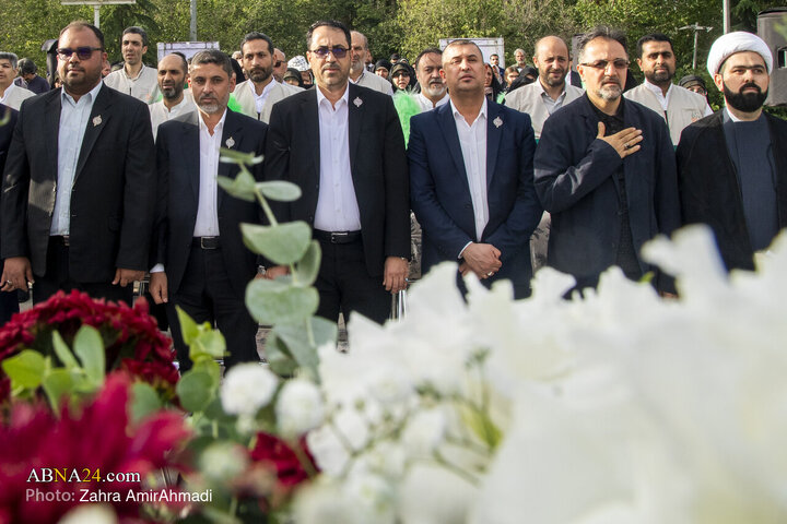 اهتزاز بزرگترین پرچم متبرک علوی