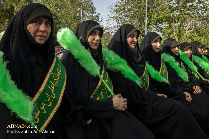 اهتزاز بزرگترین پرچم متبرک علوی
