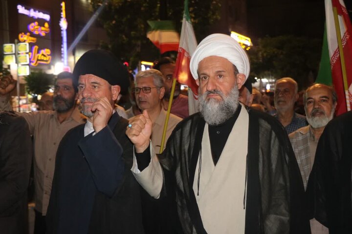 گزارش تصویری/ تجمع خون‌خواهی امام شهید در قرچک