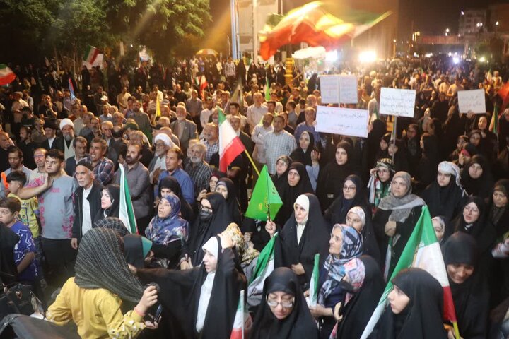 گزارش تصویری/ تجمع خون‌خواهی امام شهید در قرچک