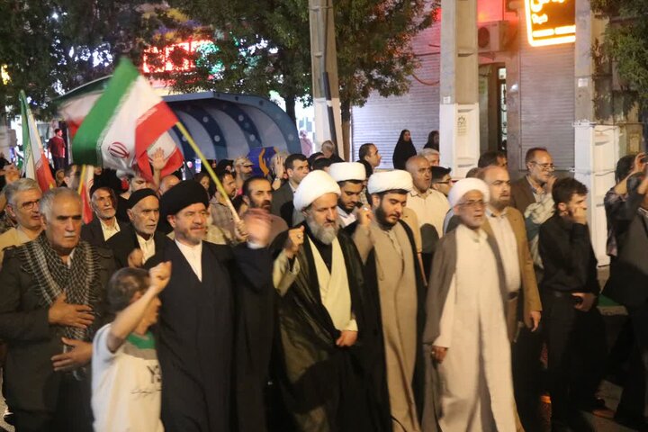 گزارش تصویری/ تجمع خون‌خواهی امام شهید در قرچک