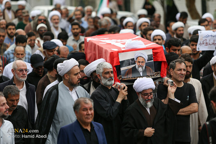 تشییع پیکر حجت‌الاسلام والمسلمین حاج شیخ عباس ظهیری، عضو دفتر مقام معظم رهبری