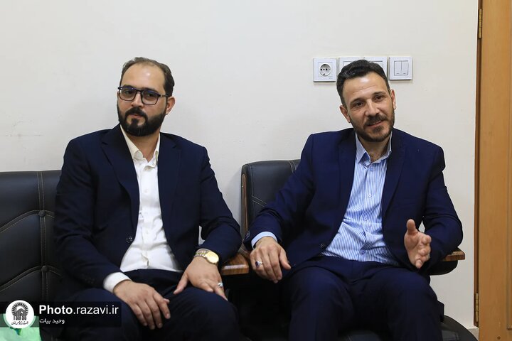 Photos: Donation of the Ghadiriyah Flag of Alawi Shrine to Astan Quds Razavi
