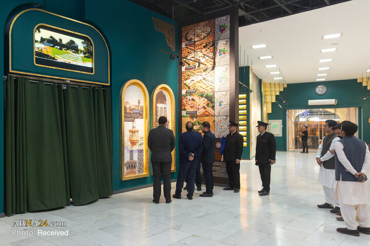 تشرف سفیر پاکستان در ایران به حرم مطهر رضوی