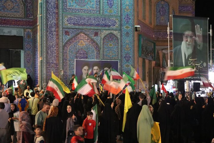 گزارش تصویری/ نودودومین شب حماسه حضور مردم قرچک