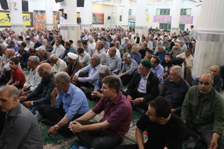 گزارش تصویری/  برگزاری نماز عبادی سیاسی جمعه در قرچک