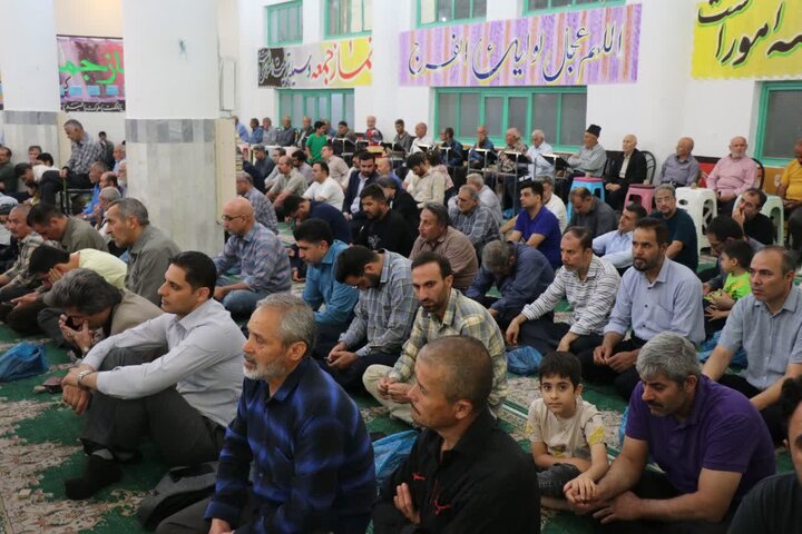 گزارش تصویری/  برگزاری نماز عبادی سیاسی جمعه در قرچک