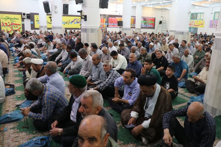 گزارش تصویری/  برگزاری نماز عبادی سیاسی جمعه در قرچک