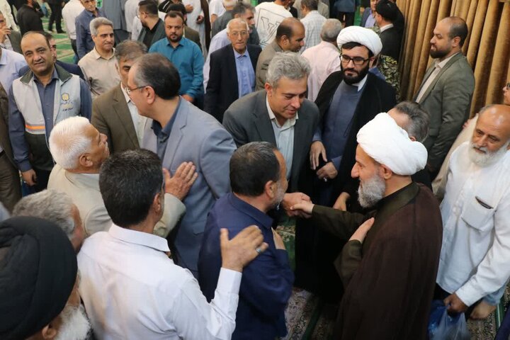 گزارش تصویری/  برگزاری نماز عبادی سیاسی جمعه در قرچک