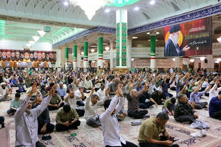 تصاویر | جشن شام عید سعید غدیر خم در حرم بانوی کرامت