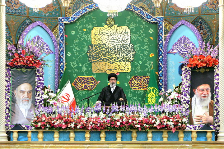 جشن شام عید سعید غدیر خم در حرم بانوی کرامت