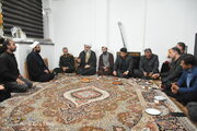 Photos: Ayatollah Ramazani Visits Family of Martyr Pakdaman in Rahimabad, Rudsar