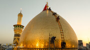 Photos: Dust-Cleaning Ceremony of Dome of Hazrat Abul-Fazl Holy Shrine on Eve of Muharram