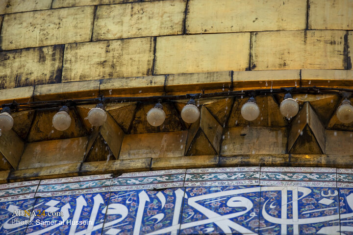 Photos: Dust-Cleaning Ceremony of Dome of Hazrat Abul-Fazl Holy Shrine on Eve of Muharram
