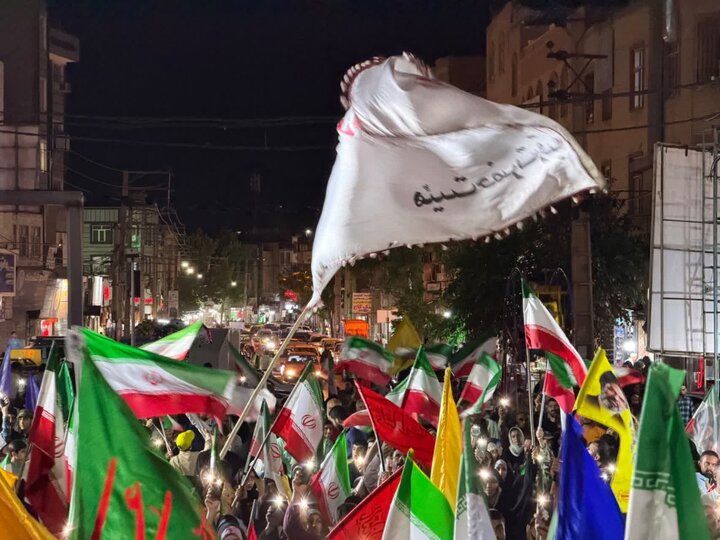 گزارش تصویری/ میدان‌داری مردم ملارد در صدمین شب